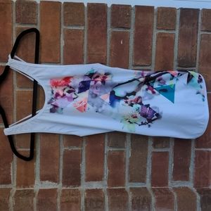 Calia by Carrie Underwood Geo Floral Tank Small